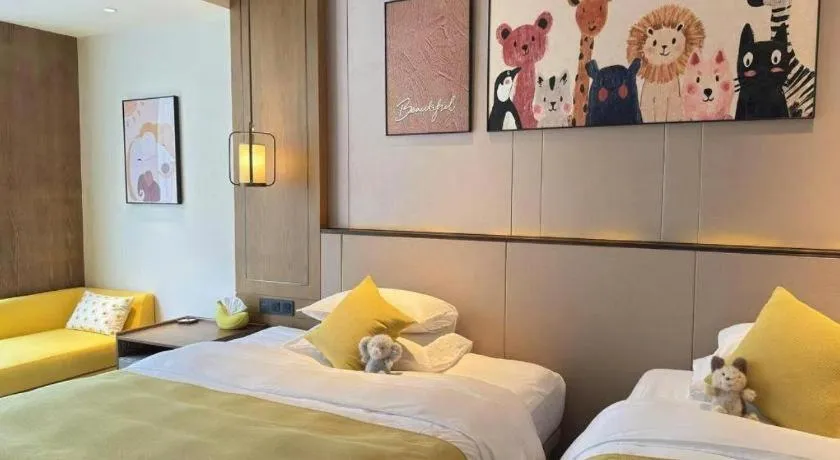 Bed in Landison Xinan Hotel Hangzhou