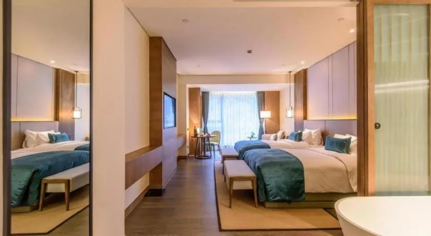 Bed in Landison Xinan Hotel Hangzhou