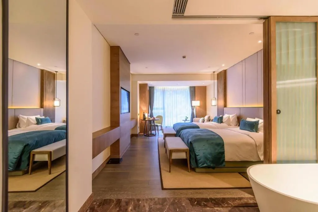 Bed in Landison Xinan Hotel Hangzhou