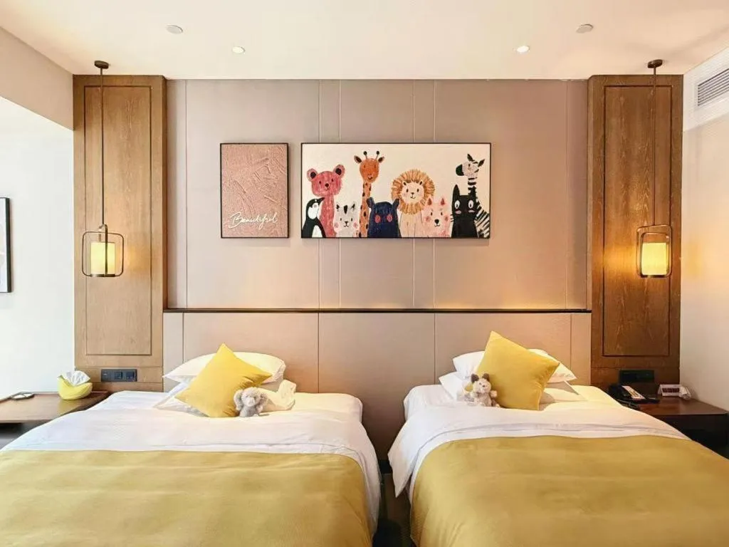 Bed in Landison Xinan Hotel Hangzhou