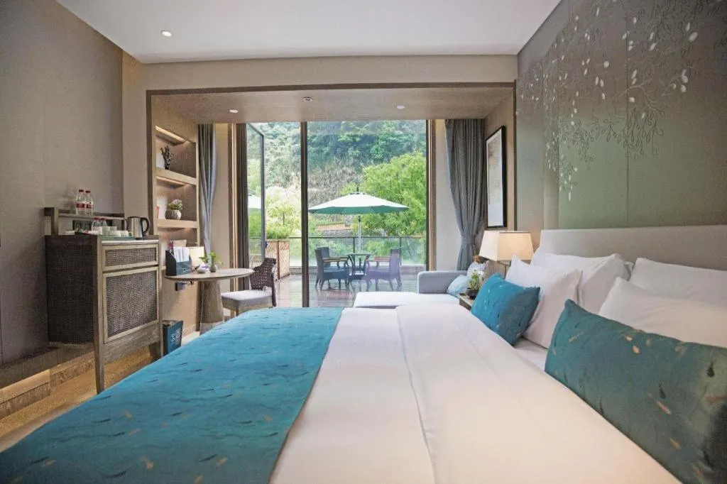 Bed in Landison Xinan Hotel Hangzhou