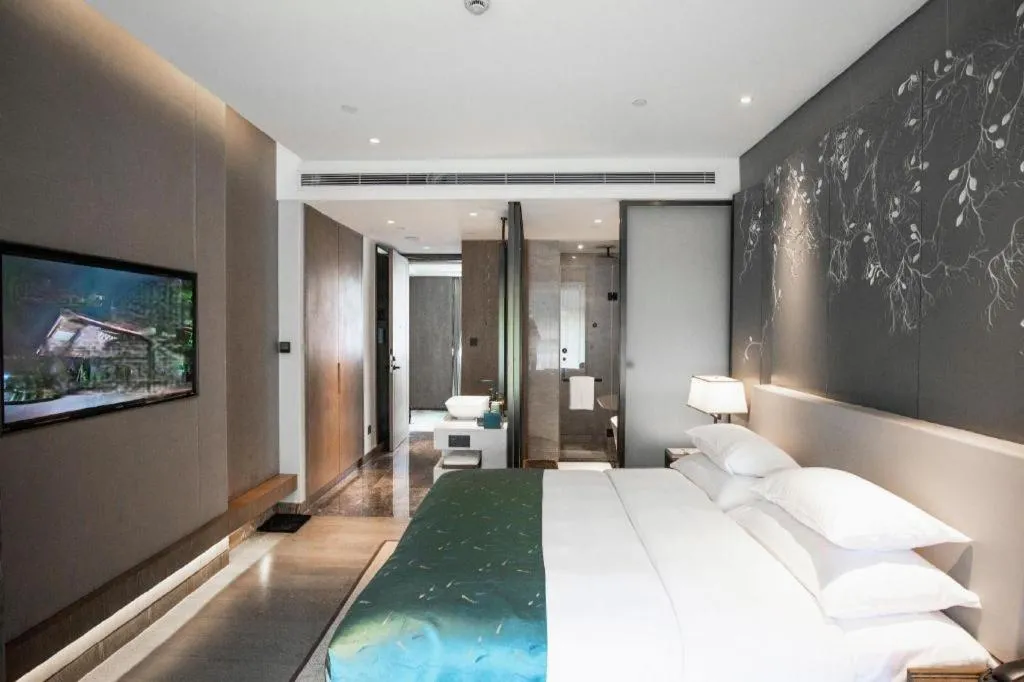 Bed in Landison Xinan Hotel Hangzhou