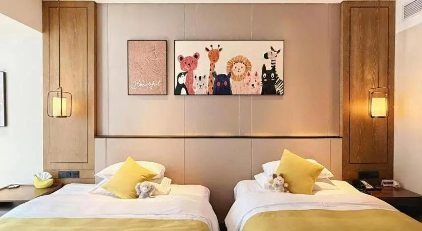 Bed in Landison Xinan Hotel Hangzhou