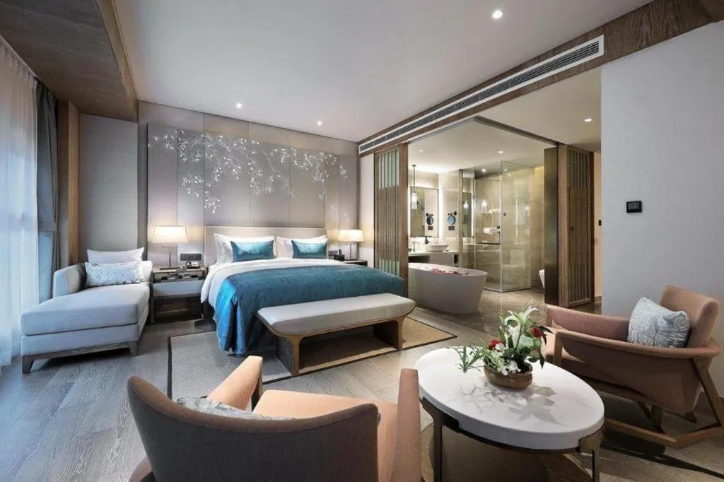 Bed in Landison Xinan Hotel Hangzhou