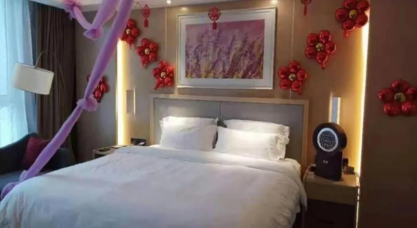 Bed in Lavande Hotel·Gaomi Government