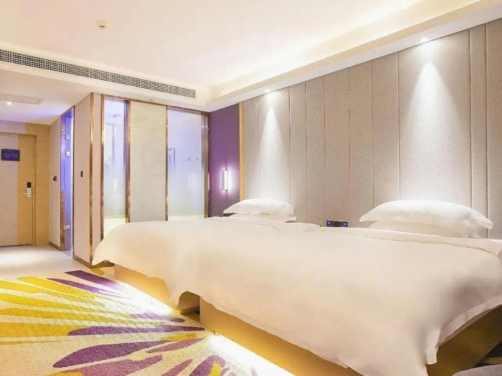 Bed in Lavande Hotel·Gaomi Government