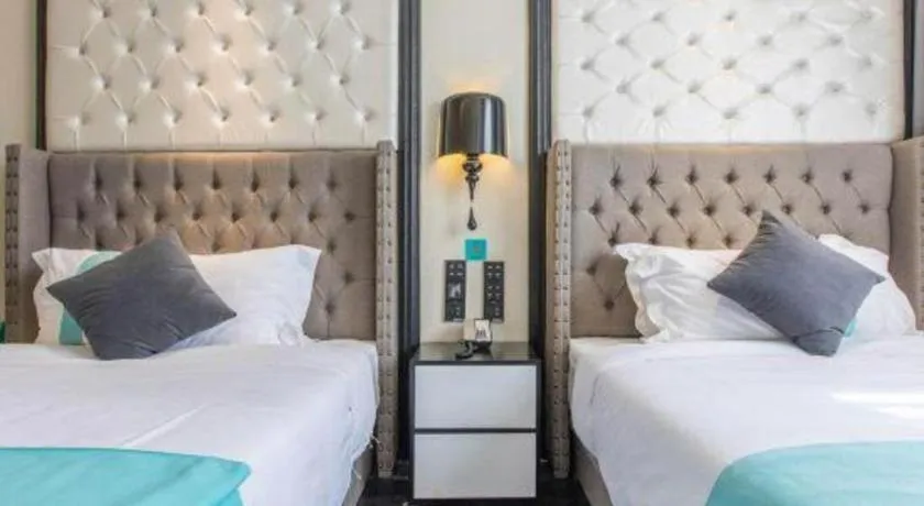 Bed in Xana Hotelle Shaghai Hongqiao Hub National Exhibition Center Qibao Lianming Road