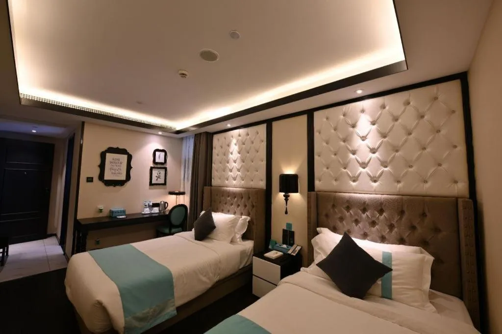 Bed in Xana Hotelle Shaghai Hongqiao Hub National Exhibition Center Qibao Lianming Road
