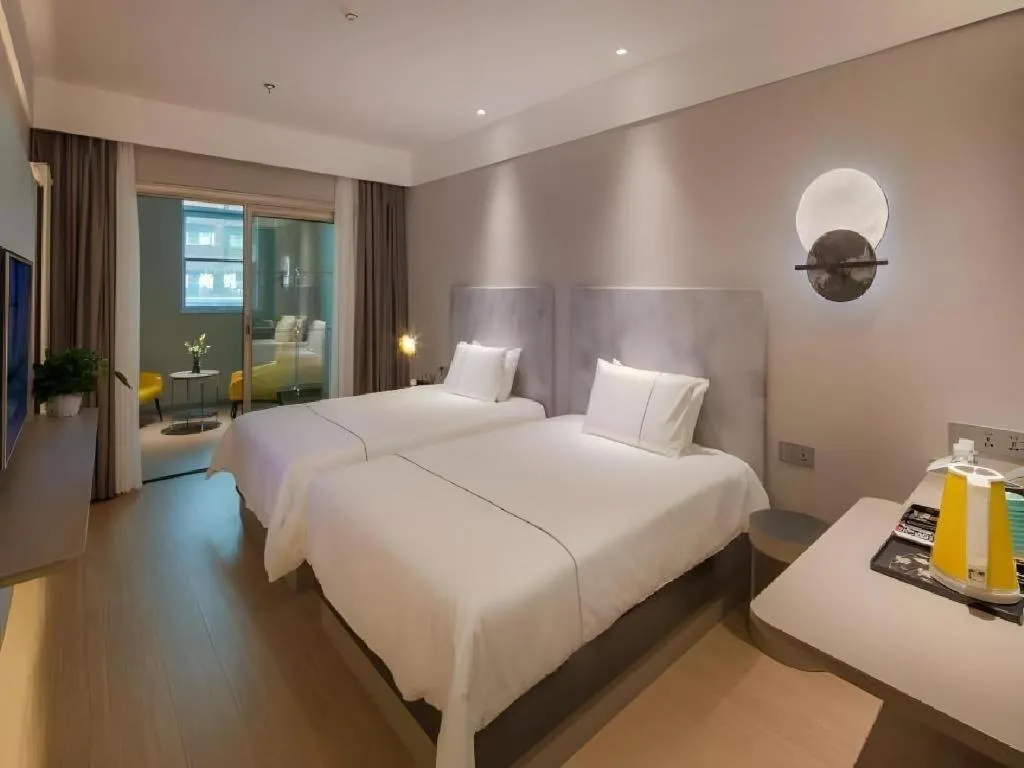 Bed in Magnotel Hotel Shiyan Wuyan Pedestrian Street