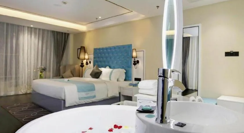 Bed in Xana Hotelle Chengdu Dafeng Huirong Plaza Longhu Street