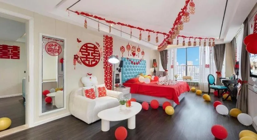 Bed in Xana Hotelle Chengdu Dafeng Huirong Plaza Longhu Street