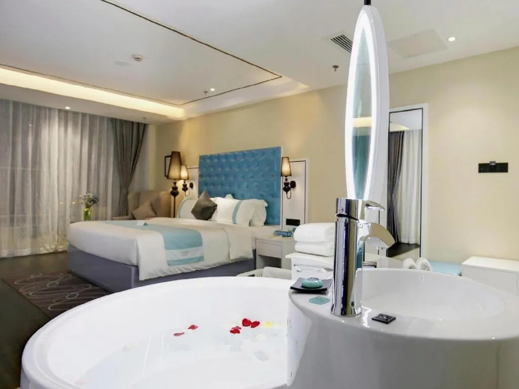 Bed in Xana Hotelle Chengdu Dafeng Huirong Plaza Longhu Street