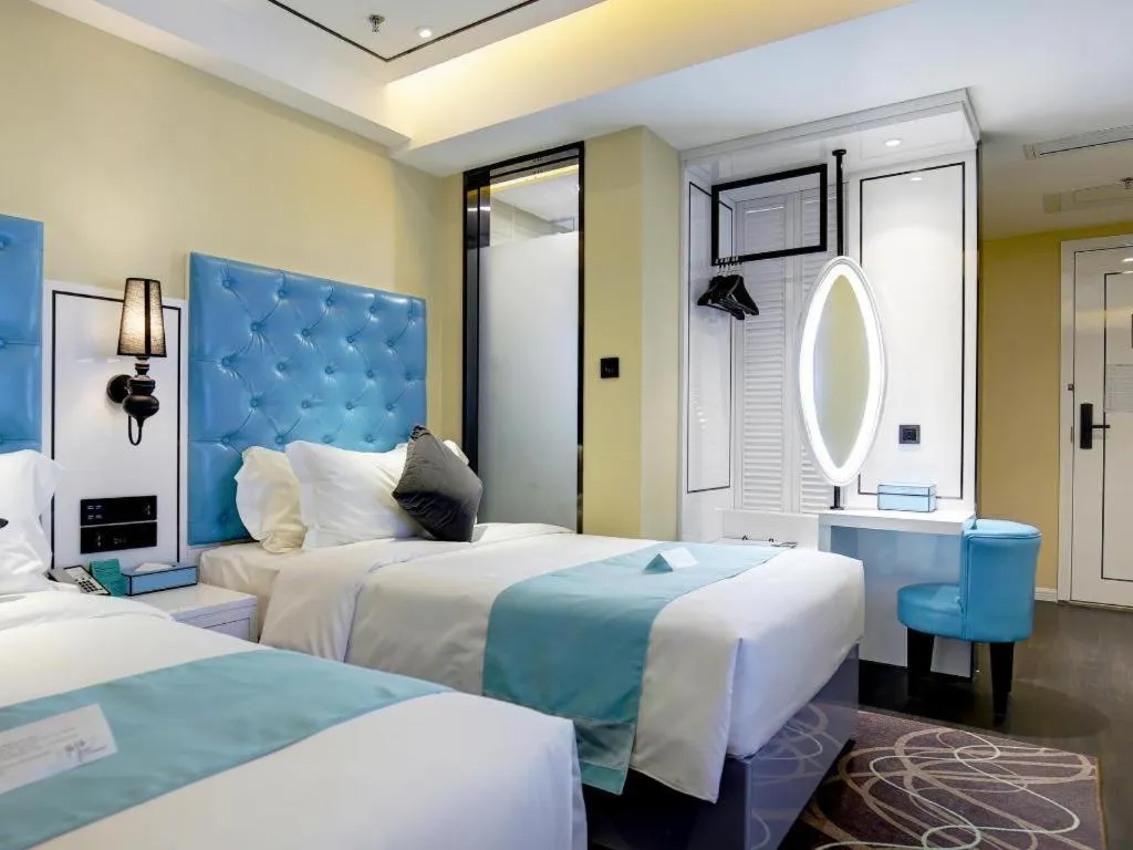 Bed in Xana Hotelle Chengdu Dafeng Huirong Plaza Longhu Street