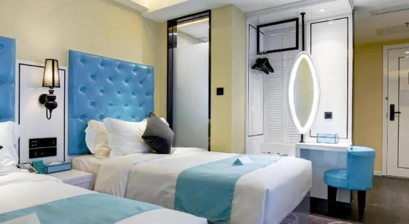 Bed in Xana Hotelle Chengdu Dafeng Huirong Plaza Longhu Street