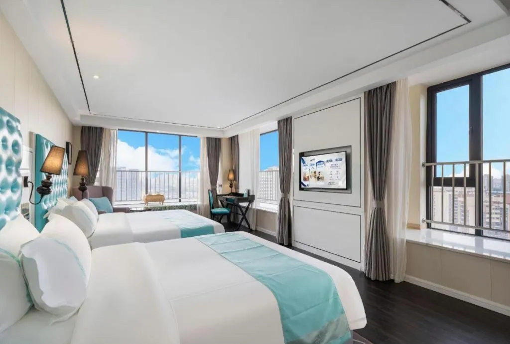 Bed in Xana Hotelle Chengdu Dafeng Huirong Plaza Longhu Street