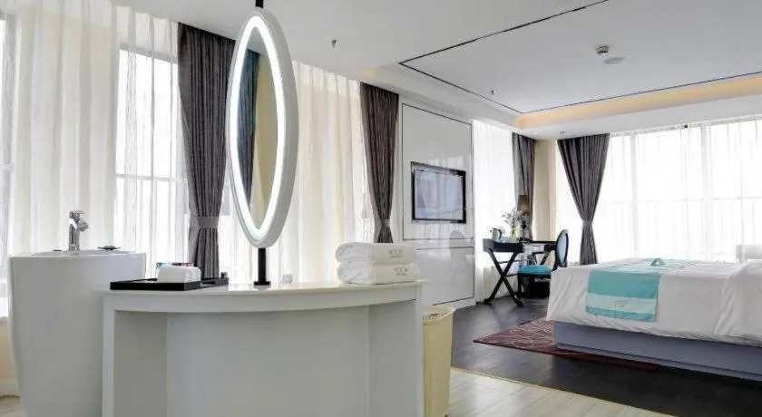 Bed in Xana Hotelle Chengdu Dafeng Huirong Plaza Longhu Street