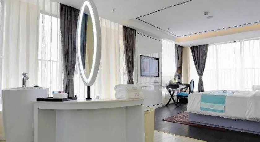 Bed in Xana Hotelle Chengdu Dafeng Huirong Plaza Longhu Street