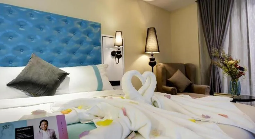 Bed in Xana Hotelle Chengdu Dafeng Huirong Plaza Longhu Street