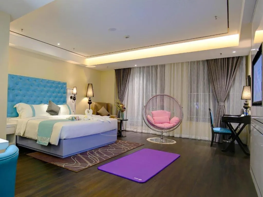 Bed in Xana Hotelle Chengdu Dafeng Huirong Plaza Longhu Street