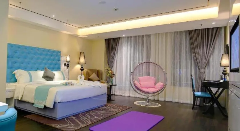 Bed in Xana Hotelle Chengdu Dafeng Huirong Plaza Longhu Street