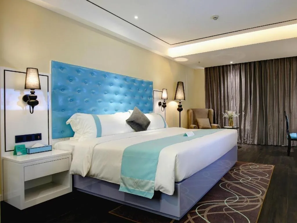 Bed in Xana Hotelle Chengdu Dafeng Huirong Plaza Longhu Street