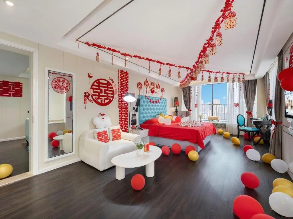 Bed in Xana Hotelle Chengdu Dafeng Huirong Plaza Longhu Street