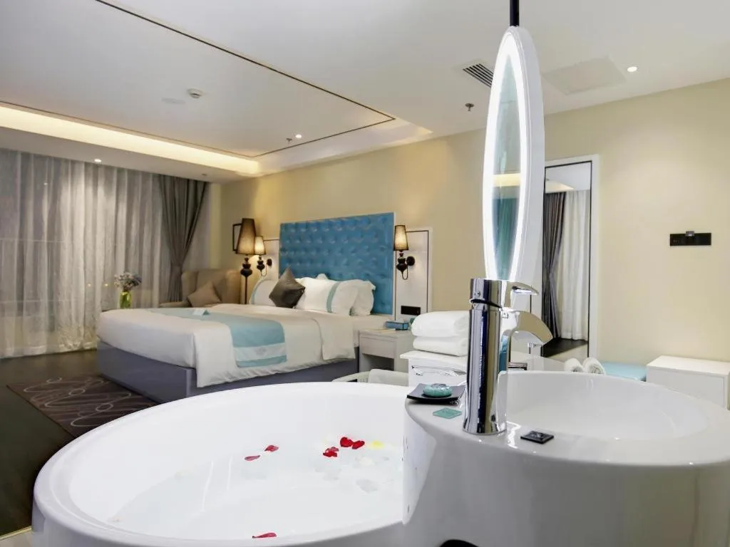 Bed in Xana Hotelle Chengdu Dafeng Huirong Plaza Longhu Street