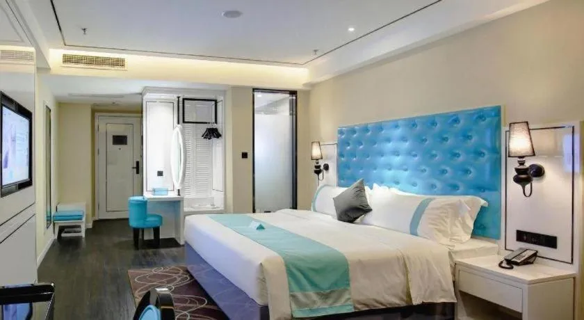 Bed in Xana Hotelle Chengdu Dafeng Huirong Plaza Longhu Street