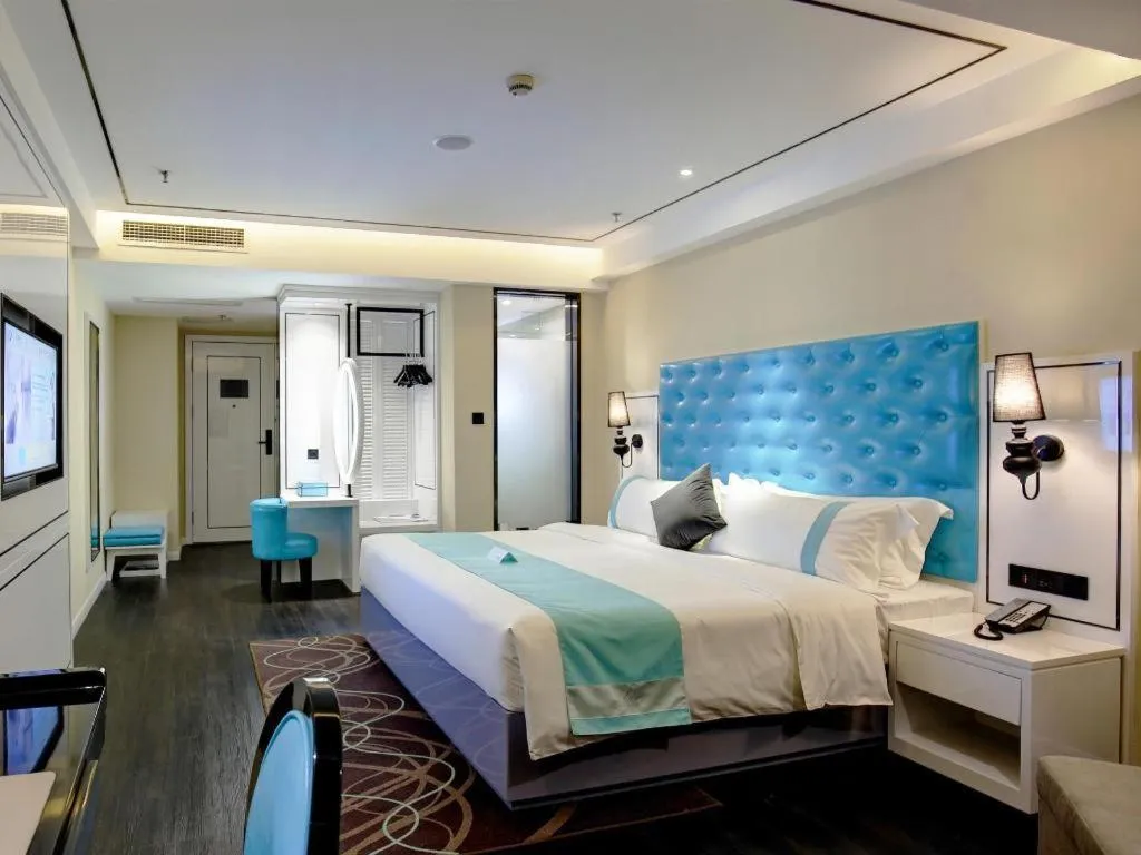 Bed in Xana Hotelle Chengdu Dafeng Huirong Plaza Longhu Street