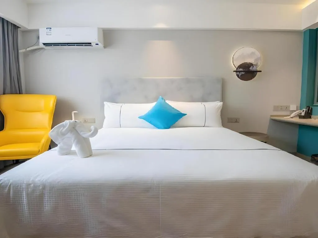 Bed in Magnotel Hotel Suzhou Guanqian Street Pingjiang Road