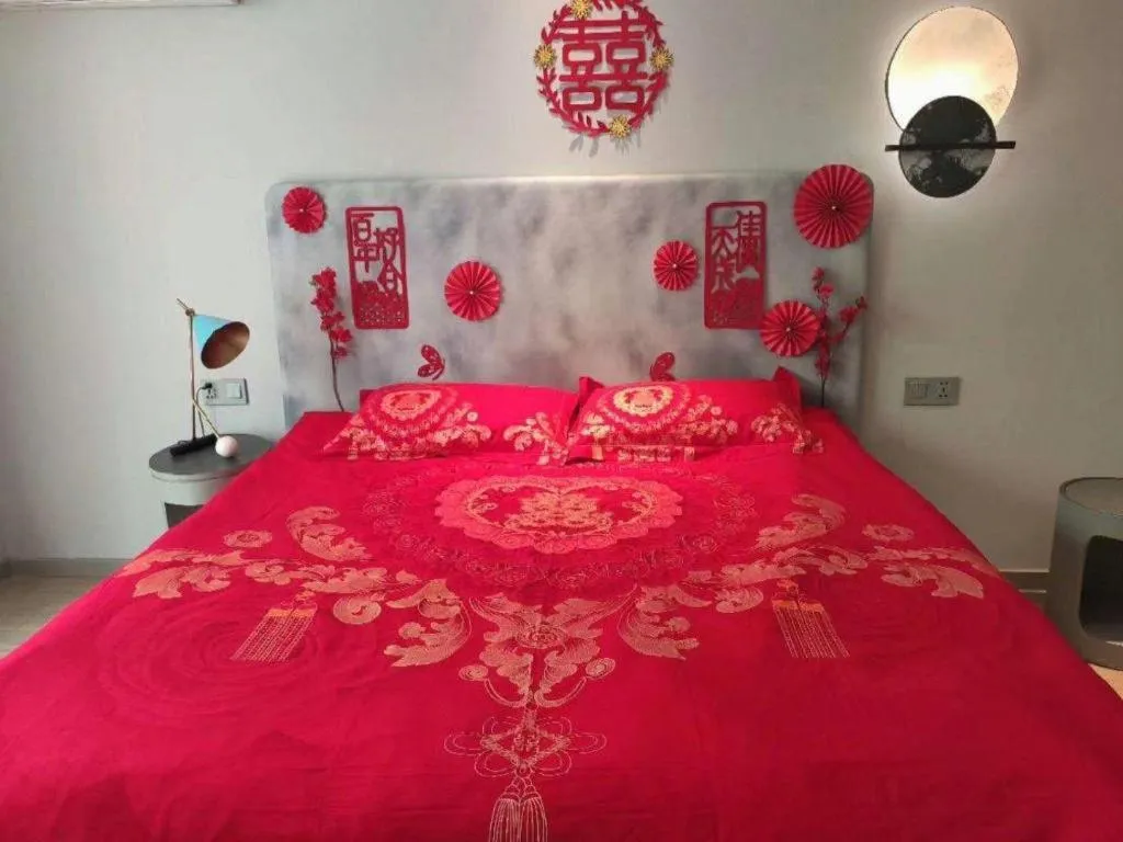 Bed in Magnotel Hotel Jining Yanzhou Metro Station Jiuxianqiao South Road