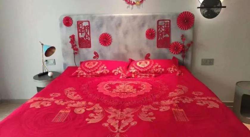Bed in Magnotel Hotel Jining Yanzhou Metro Station Jiuxianqiao South Road