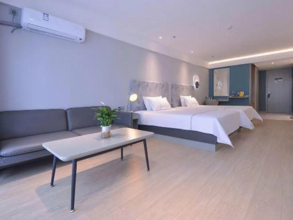 Bed in Magnotel Hotel Jining Yanzhou Metro Station Jiuxianqiao South Road