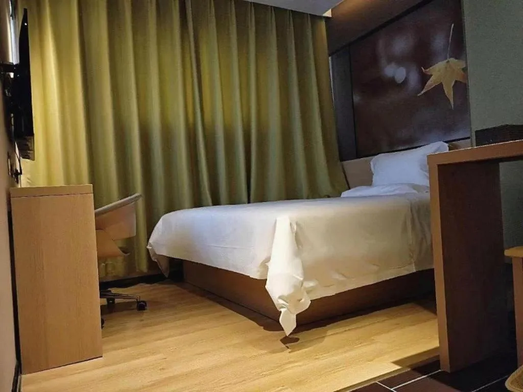 Bed in IU Hotel·Yangquan Xinjian Street Tianqiao