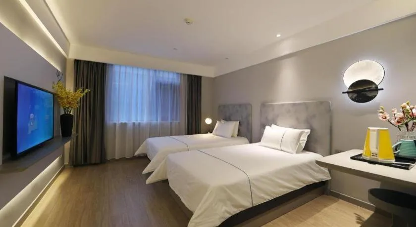 Bed in Magnotel Hotel·Luanyang Luanchuan Changchun Road Cross Street