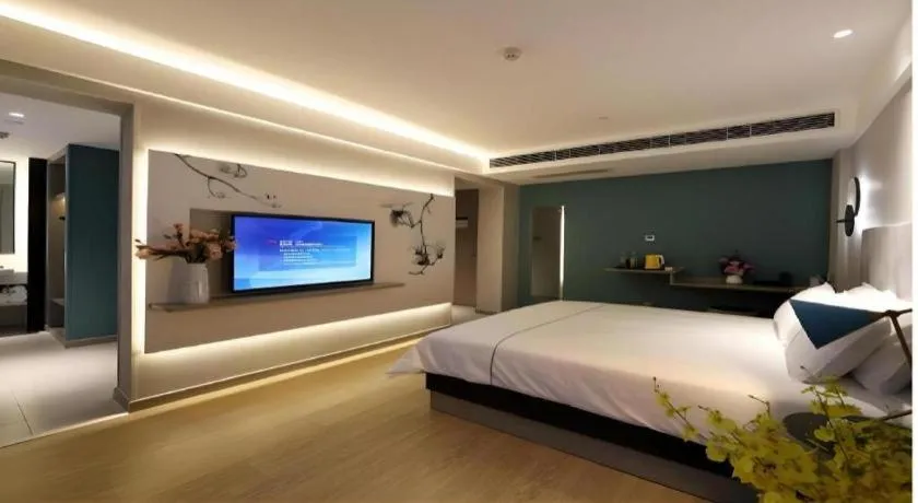 Bed in Magnotel Hotel·Luanyang Luanchuan Changchun Road Cross Street