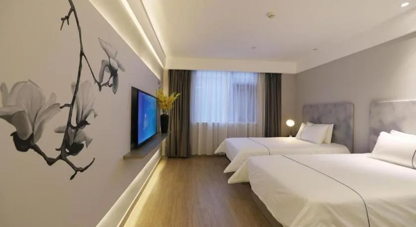 Bed in Magnotel Hotel·Luanyang Luanchuan Changchun Road Cross Street