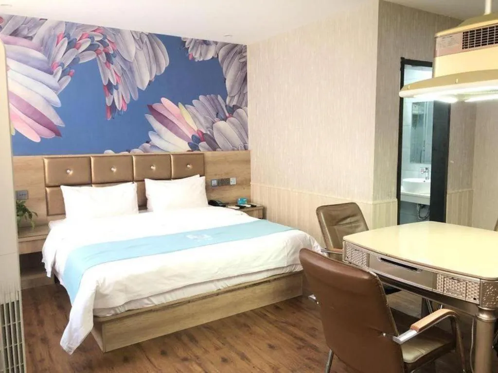 Bed in PAI Hotel·Linfen Hongdong Lily Town