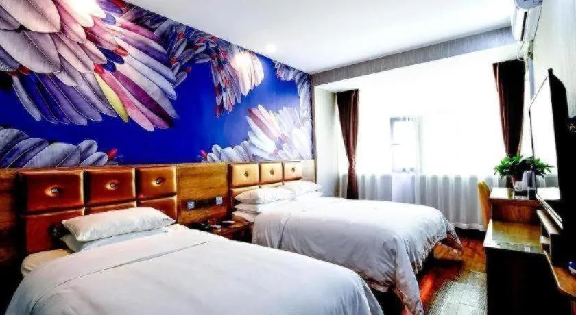 Bed in PAI Hotel·Linfen Hongdong Lily Town