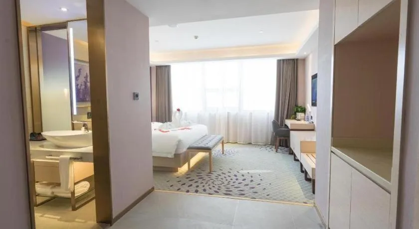 Bed in Lavande Hotel·Wuhan Jianghan Road Wanda Plaza