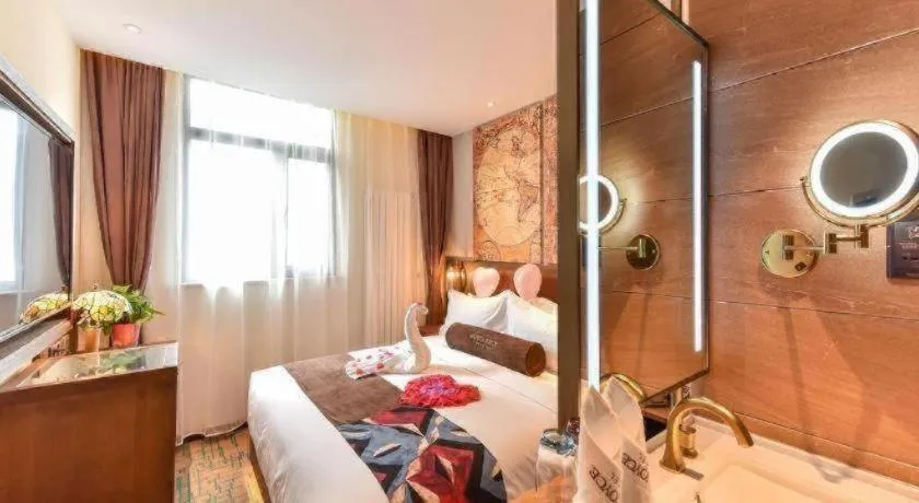 Bed in James Joyce Coffetel·Beijing South Muxiyuan Metro Station