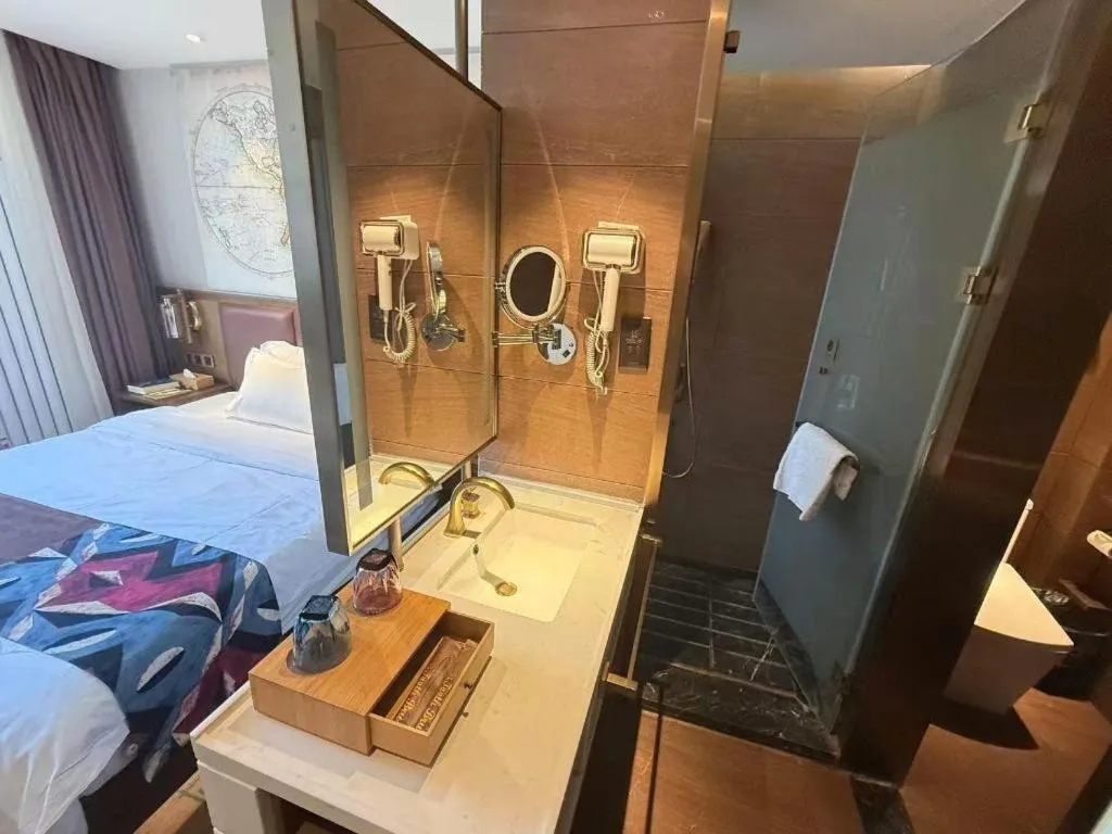 Bed in James Joyce Coffetel·Beijing South Muxiyuan Metro Station