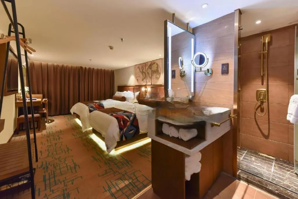 Bed in James Joyce Coffetel·Beijing South Muxiyuan Metro Station