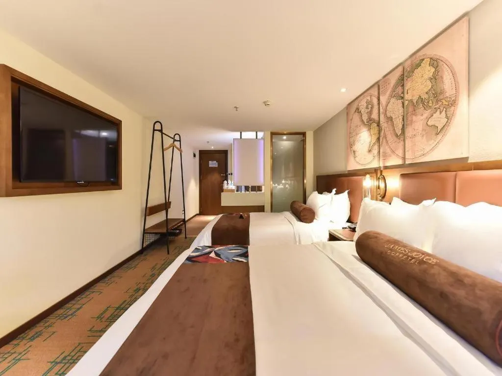 Bed in James Joyce Coffetel·Beijing South Muxiyuan Metro Station