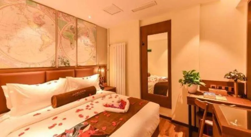 Bed in James Joyce Coffetel·Beijing South Muxiyuan Metro Station