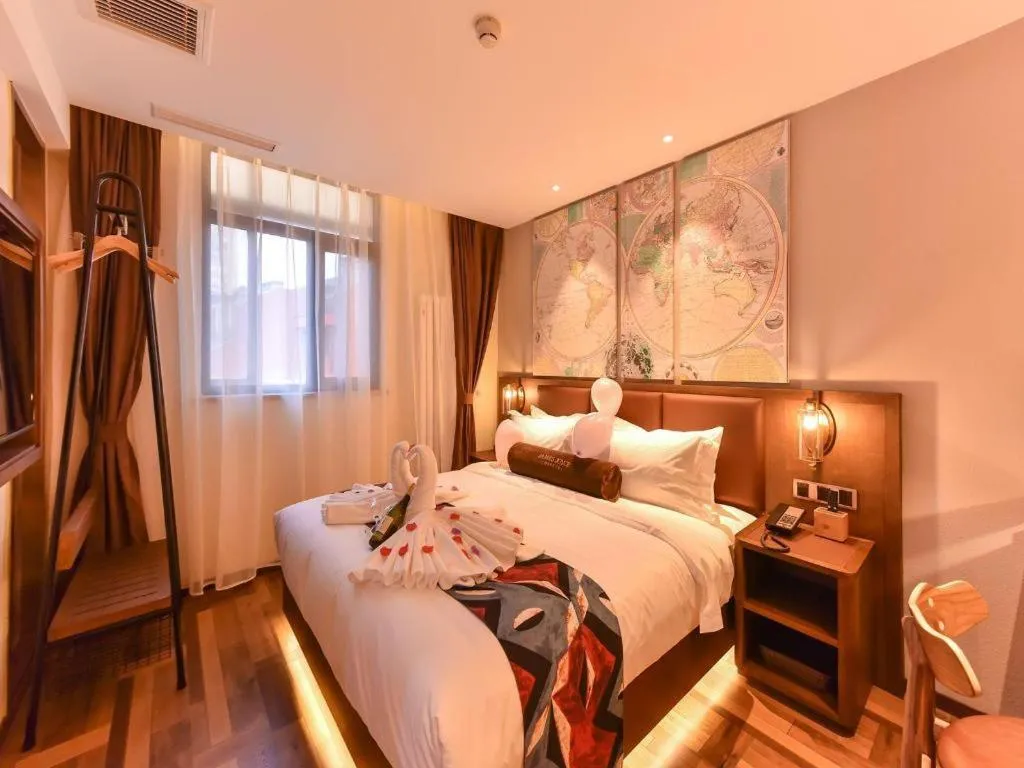 Bed in James Joyce Coffetel·Beijing South Muxiyuan Metro Station