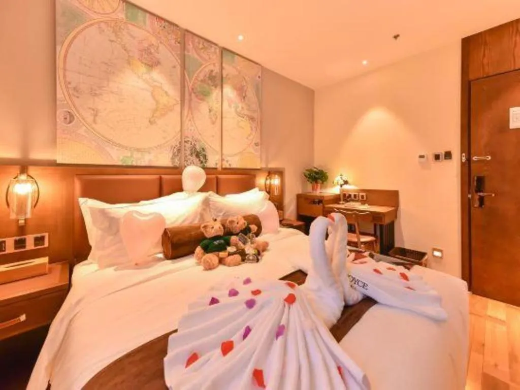 Bed in James Joyce Coffetel·Beijing South Muxiyuan Metro Station