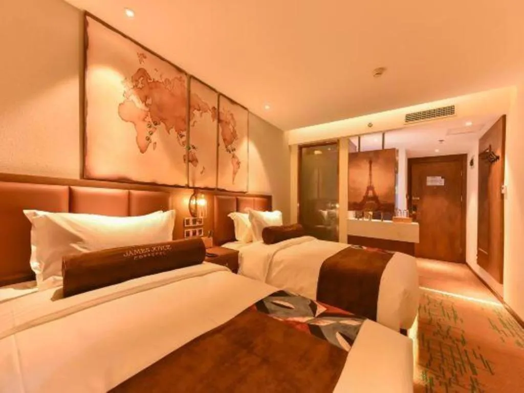 Bed in James Joyce Coffetel·Beijing South Muxiyuan Metro Station