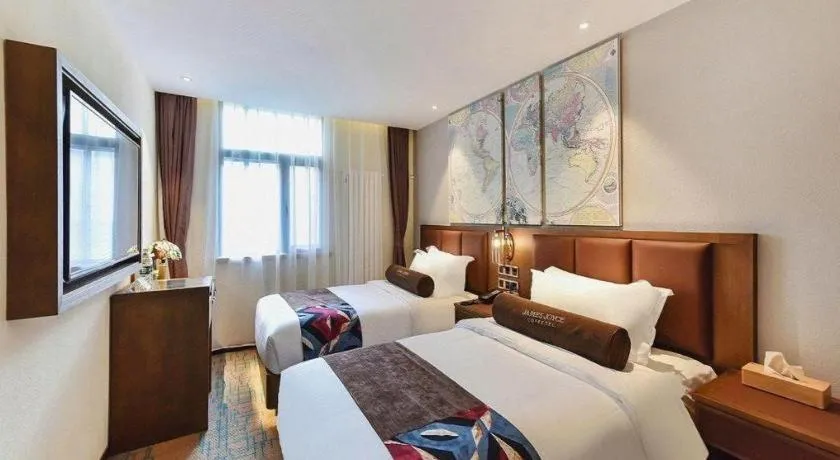 Bed in James Joyce Coffetel·Beijing South Muxiyuan Metro Station