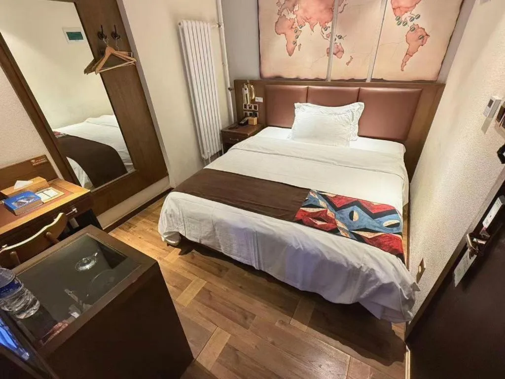 Bed in James Joyce Coffetel·Beijing South Muxiyuan Metro Station